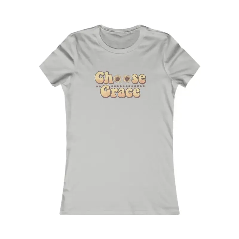 Womens Favorite Tee Choose Grace for Ultimate Comfort