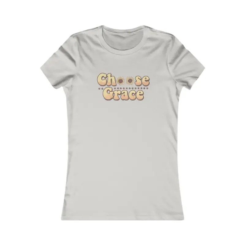 Womens Favorite Tee Choose Grace for Ultimate Comfort