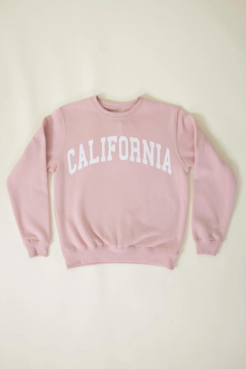 Youth Oversized California Graphic Sweatshirt for Girls in Pink | KT866-PINK