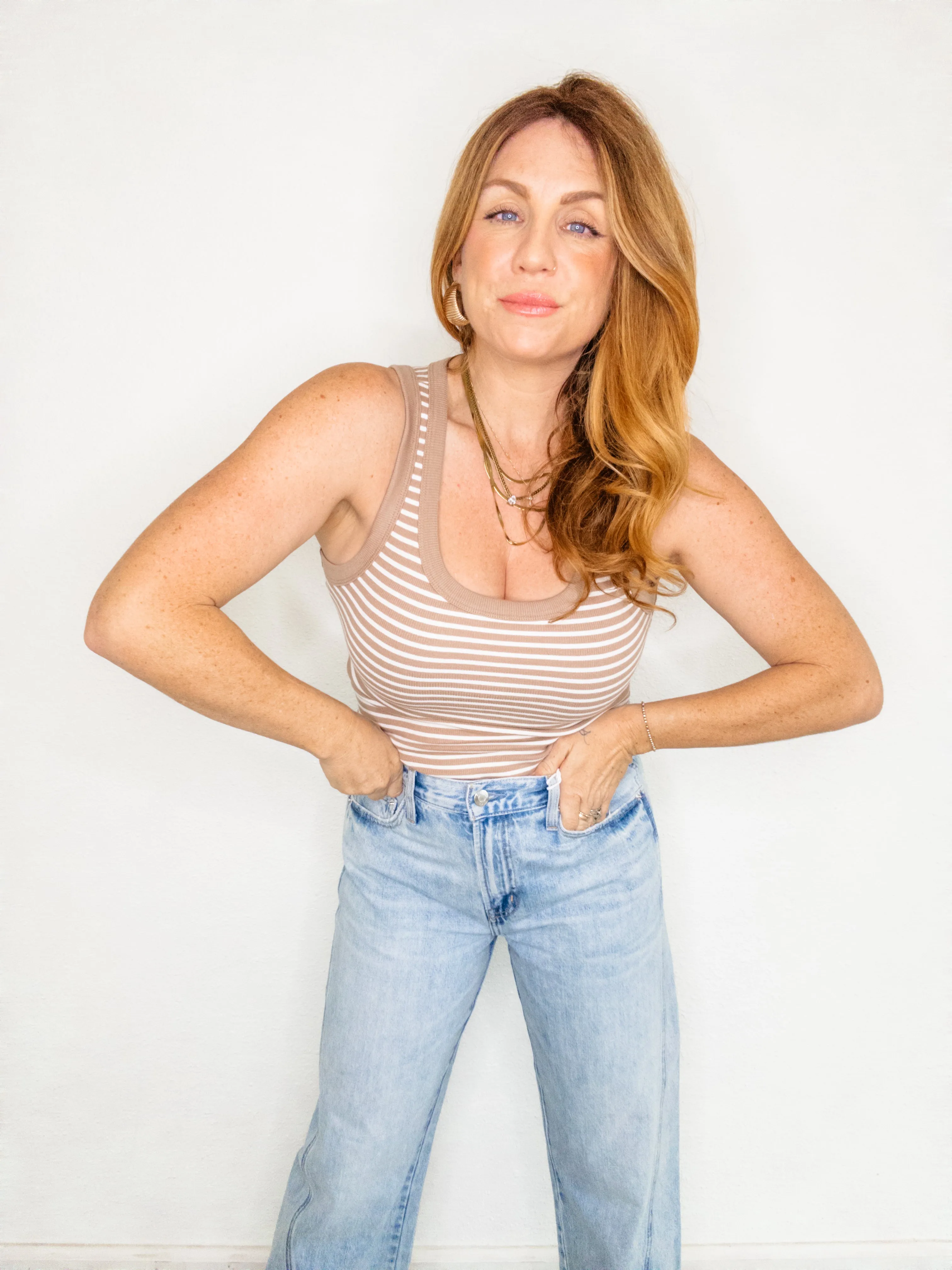 Z Supply Elin Stripe Rib Tank